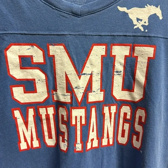 SMU mustangs women’s T Shirt XL Lg Med and NEW - Picture 2 of 5